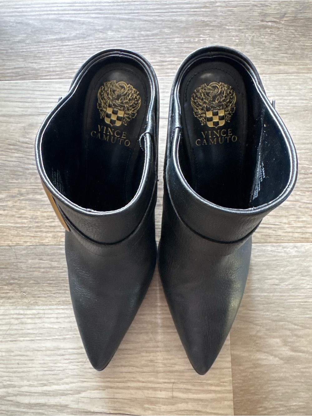 Vince Camuto Bailey Bootie Black Leather - Picture 3 of 5